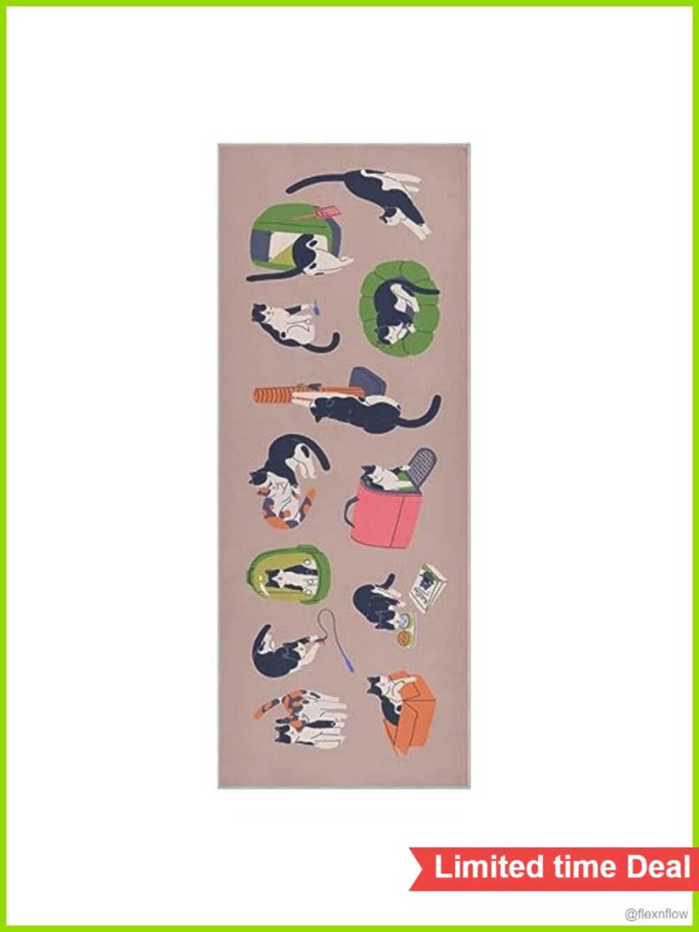 Hot Yoga Mat Towel Non-Slip Sweat Absorbent Lightweight